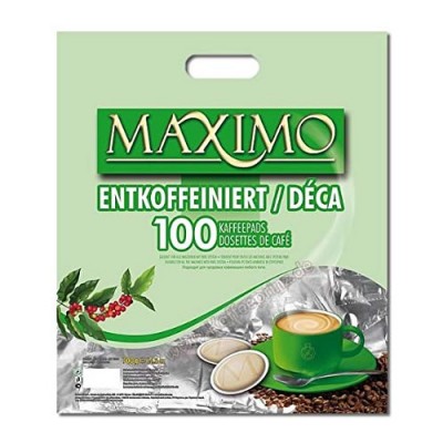 Maximo Kaffeepads 100 Stück-ENTKOFFEINIERT